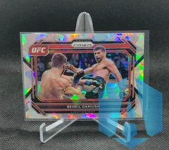 2023 Panini Prizm UFC BENEIL DARIUSH #28 Cracked Ice Prizm SP